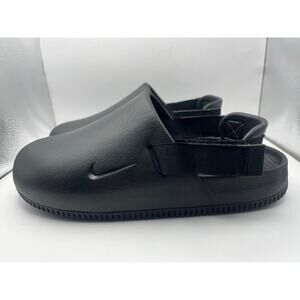 Nike Calm Mule Black Waterproof Slides Slip-On Removable Strap Unisex 9M 10W